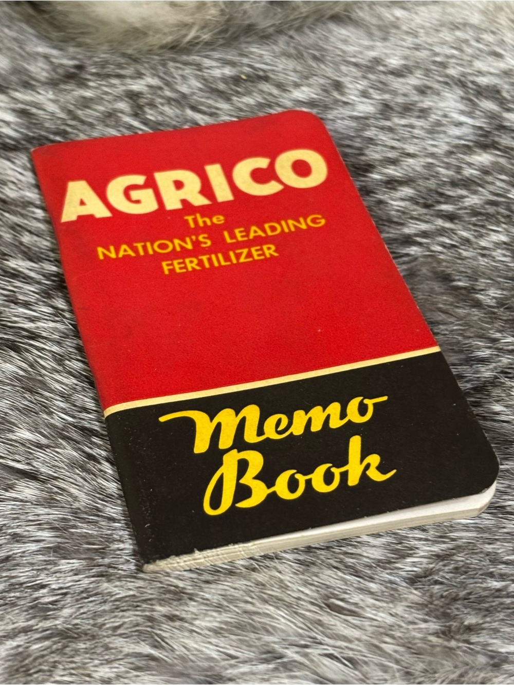 Vintage AGRICO Fertilizer Memo Book 1940s 1950s Advertising Farm Ephemera